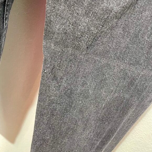 VTG Lee Women's Mom Jeans Black Stone Wash High Waisted Tapered Leg 34" Waist - Picture 9 of 12